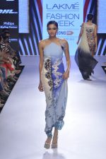 Model walk the ramp for Babita M Show at Lakme Fashion Week 2015 Day 3 on 20th March 2015